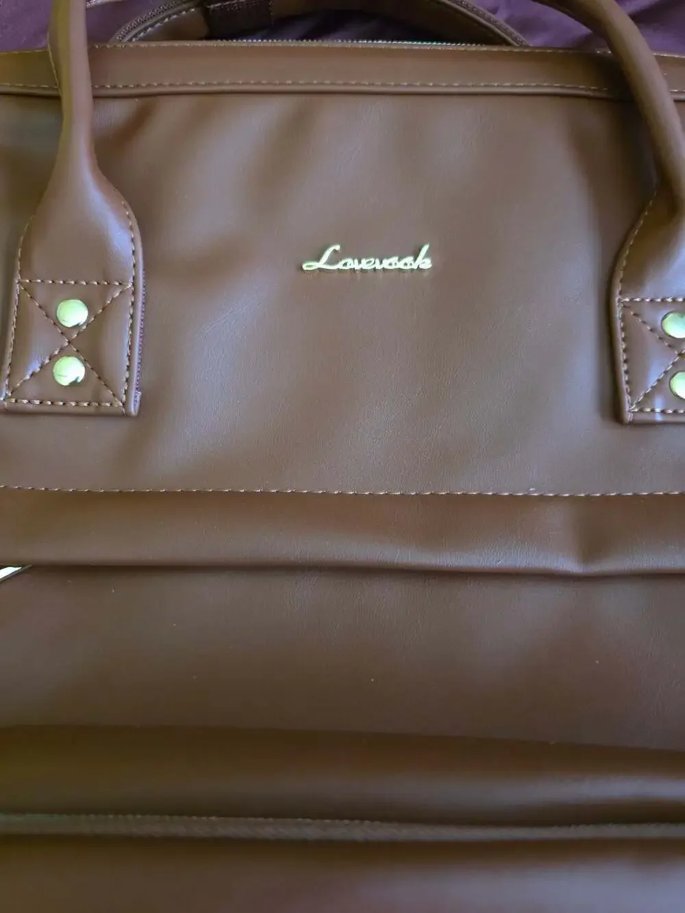 LOVEVOOK PU Leather Laptop Backpack Model VYWB1750LK16L